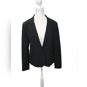 Reitman Black Single Breasted Blazer 14 Petite